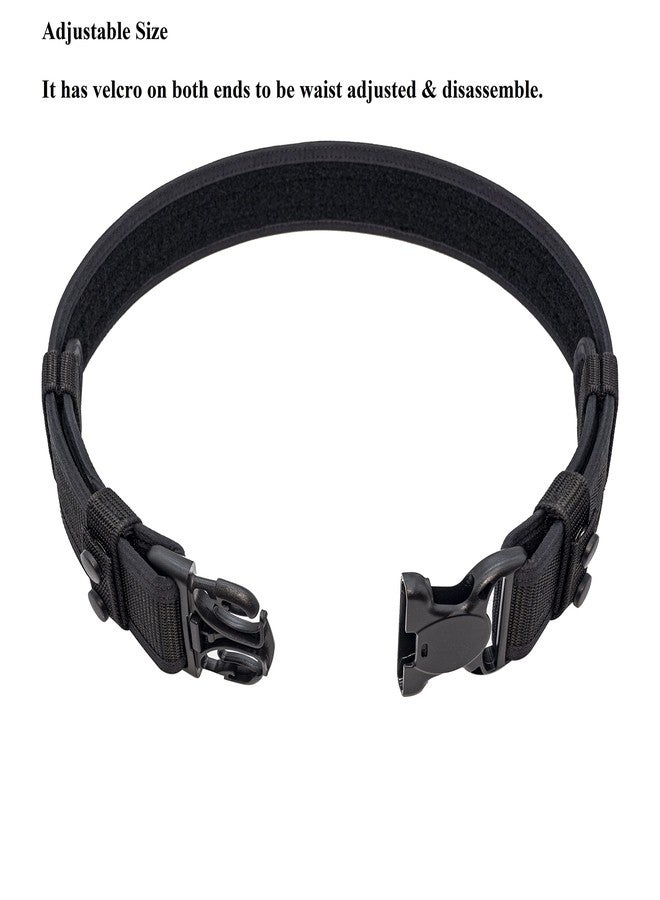 Dotacty Duty Belt for Police Law Enforcement Correctional Officer Security 2" Tactical Utility Belt for Work Patrol Gear Holster Pouches XXL - Image 4